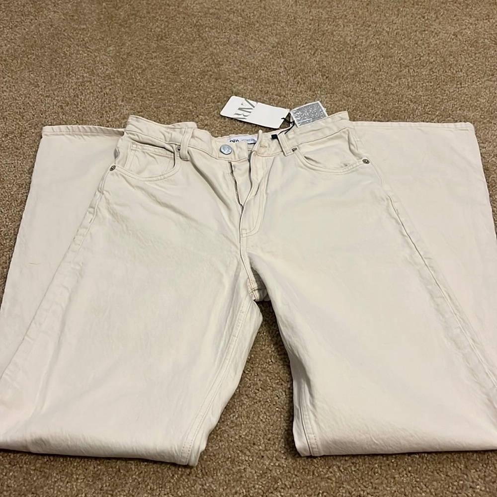 NWT Zara Wide Leg Jeans women’s Sz 6